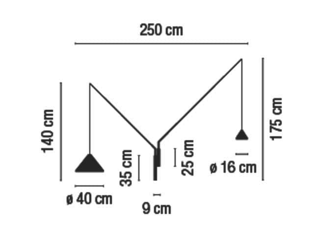 Светодиодный настенный светильник из углеродного волокна Vibia ARCH-00086394 - Вид №4