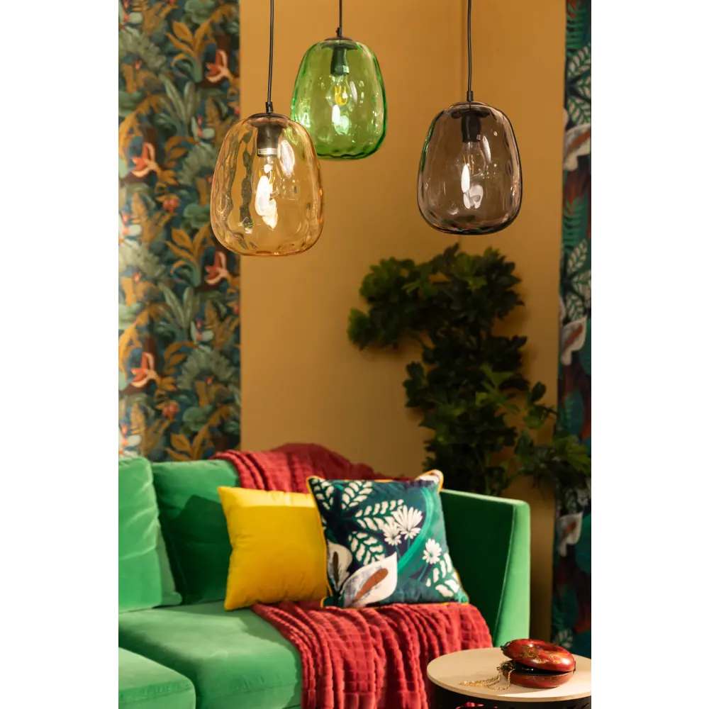 Светильник подвесной Lillian TL1218H-01BL, 1 лампа, 8 м², цвет дымчатый/чёрный Toplight STLM-2098119 - Вид №2