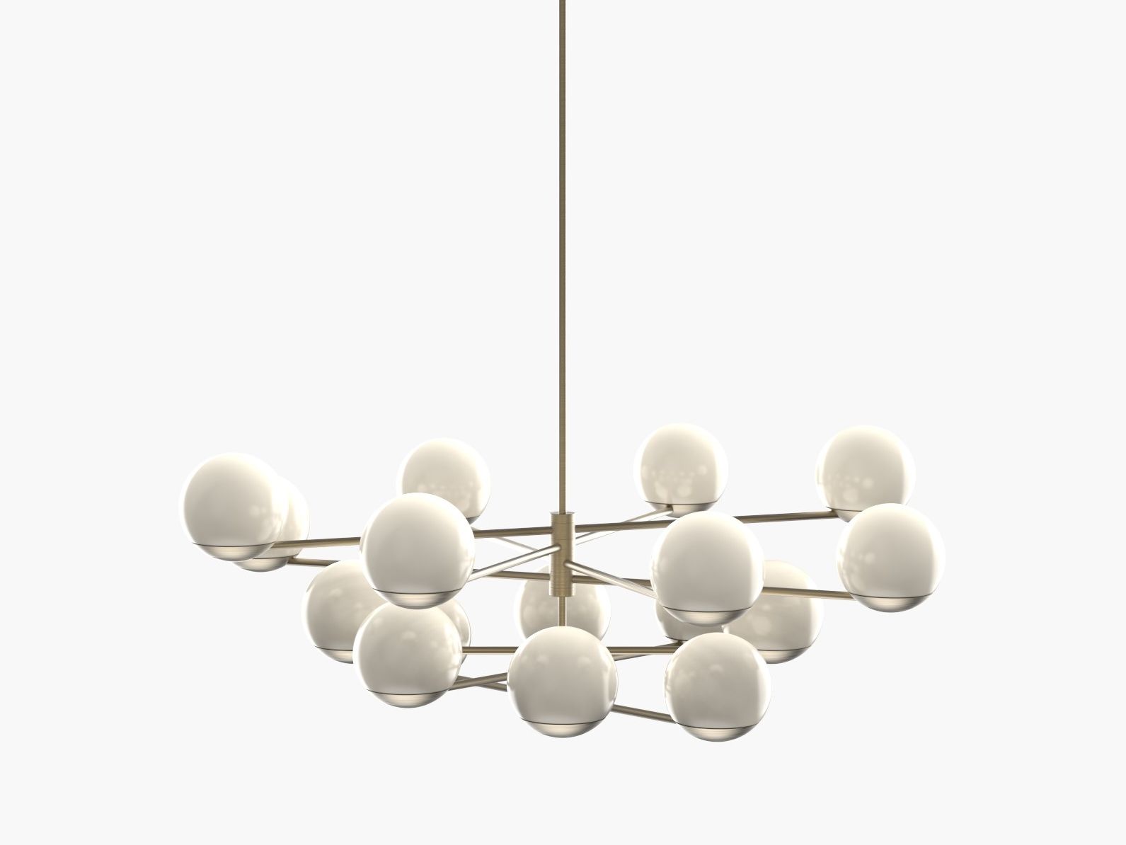 Светодиодный потолочный светильник ручной работы Cameron Design House Мяч и обруч ARCH-00041990 - Вид №3