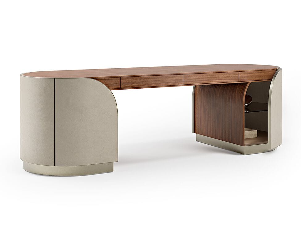 Кожаный стол с ящиками Capital Collection Duna ARCH-00048606