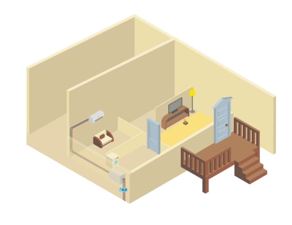 Настенный моно-сплит-кондиционер Fintek кондиционеры с водяным конденсатом ARCH-00008900 - Вид №1