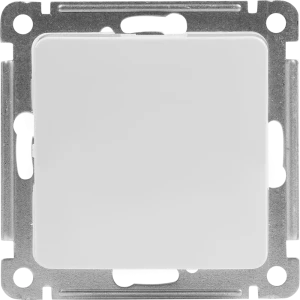 Переключатель встраиваемый Hegel Мастер 1 клавиша цвет белый