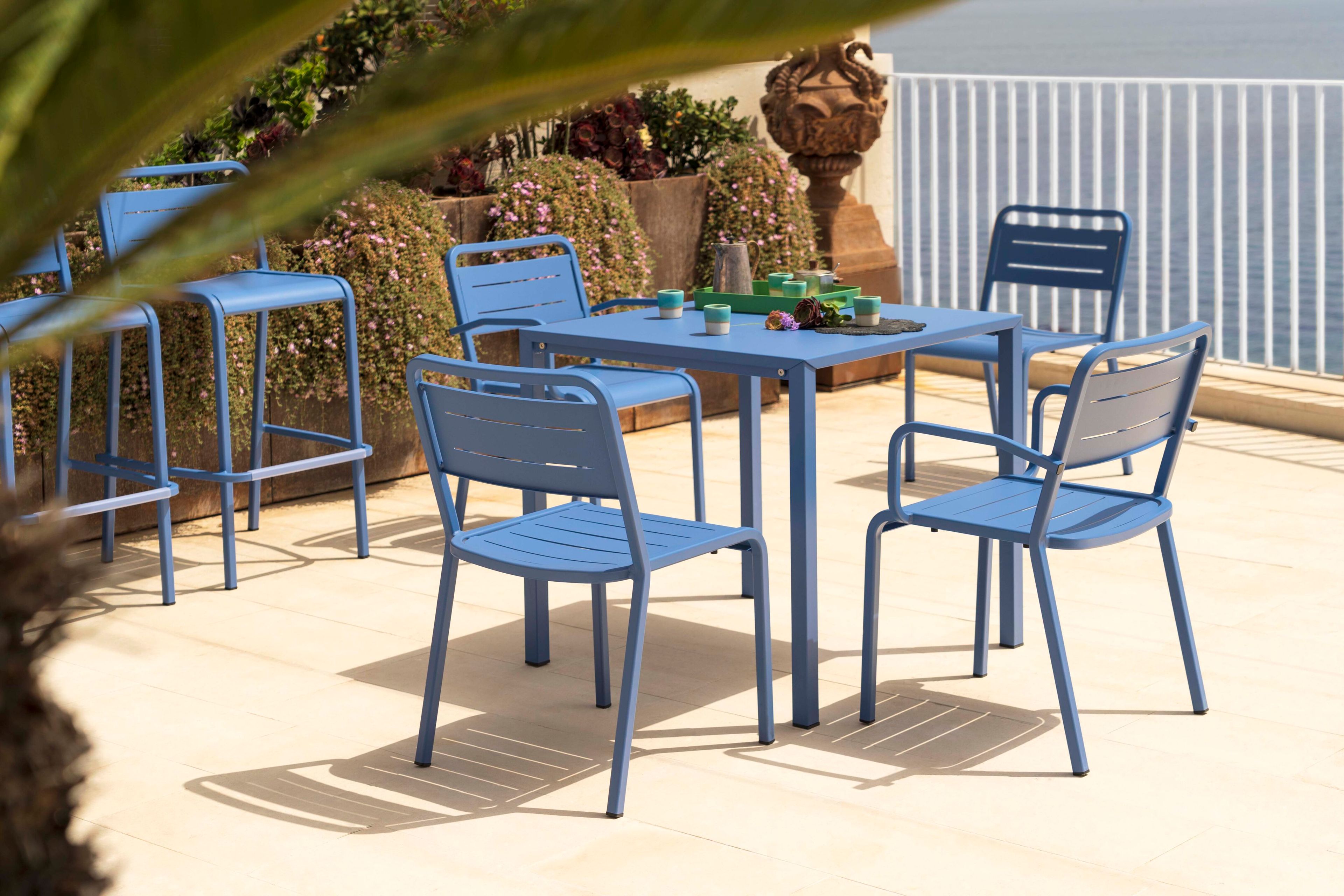 Алюминиевый штабелируемый садовый стул emu Urban ARCH-00079869 - Вид №6