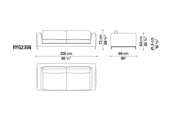 Ткань диван B&B Italia ARCH-00122417 - Вид №11