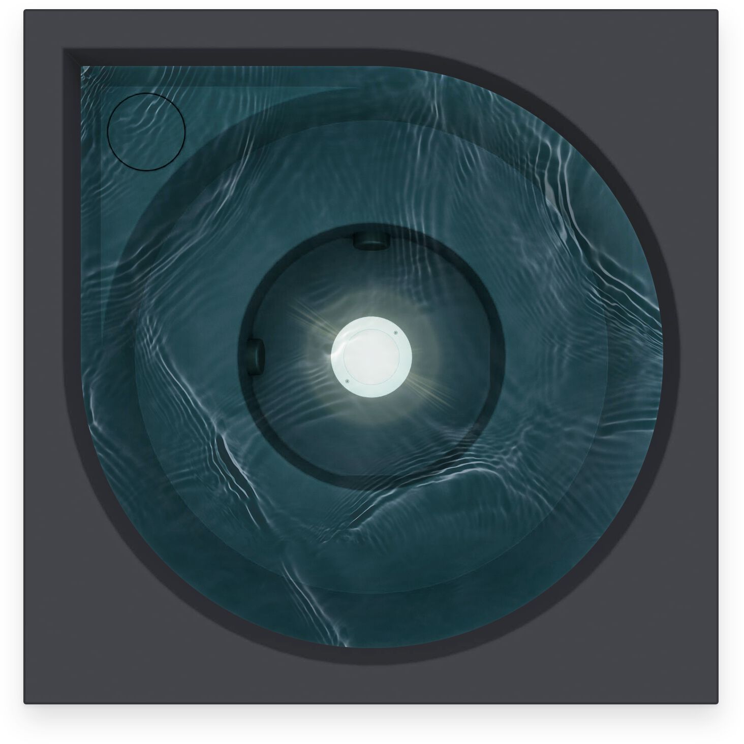 Открытый акриловый мини-бассейн Drop LAMPI COMPACT ARCH-00025577 - Вид №6