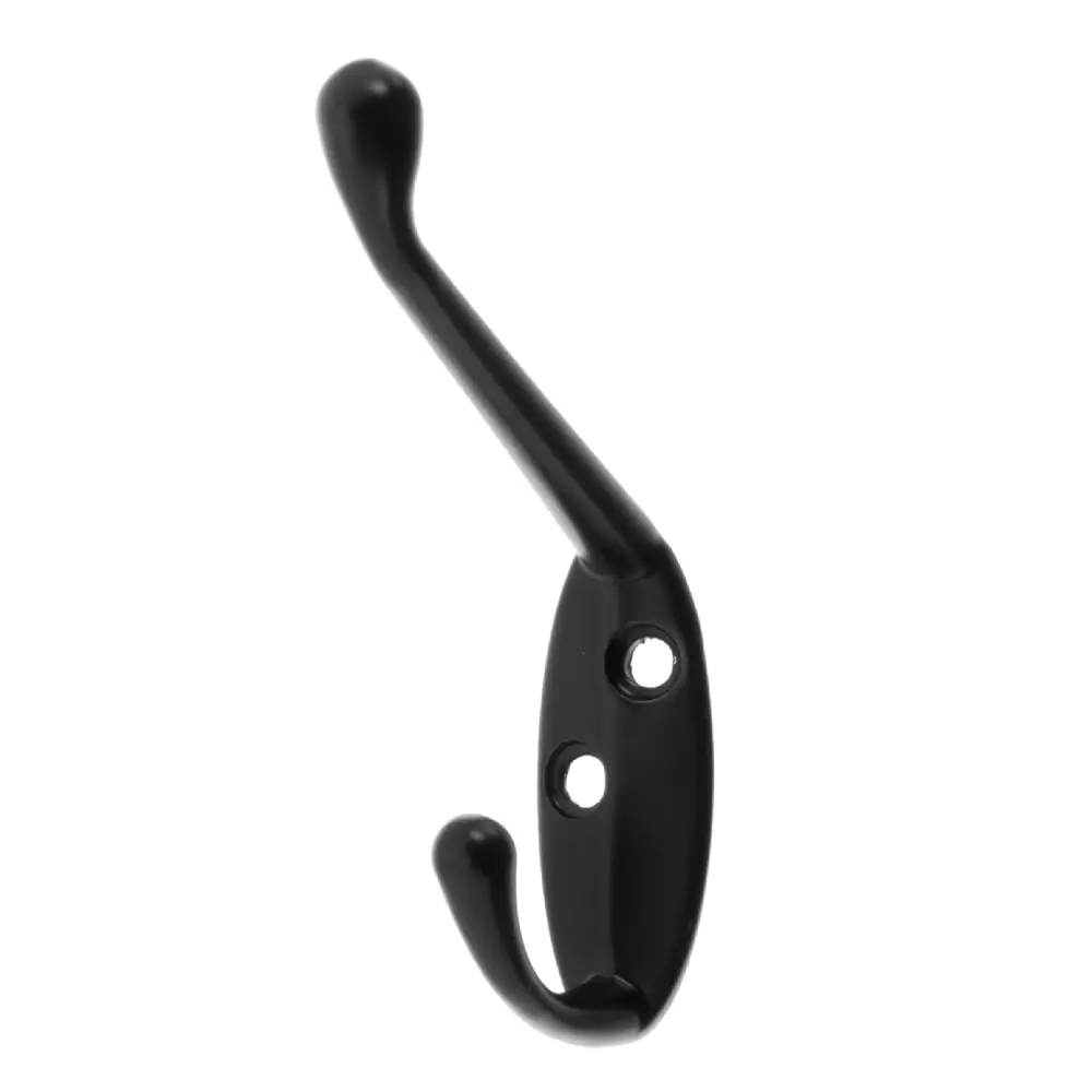 Крючок лёгкий для пальто и шапки LK0401BL, металл, цвет чёрный LAMPLANDIA STLM-2009403