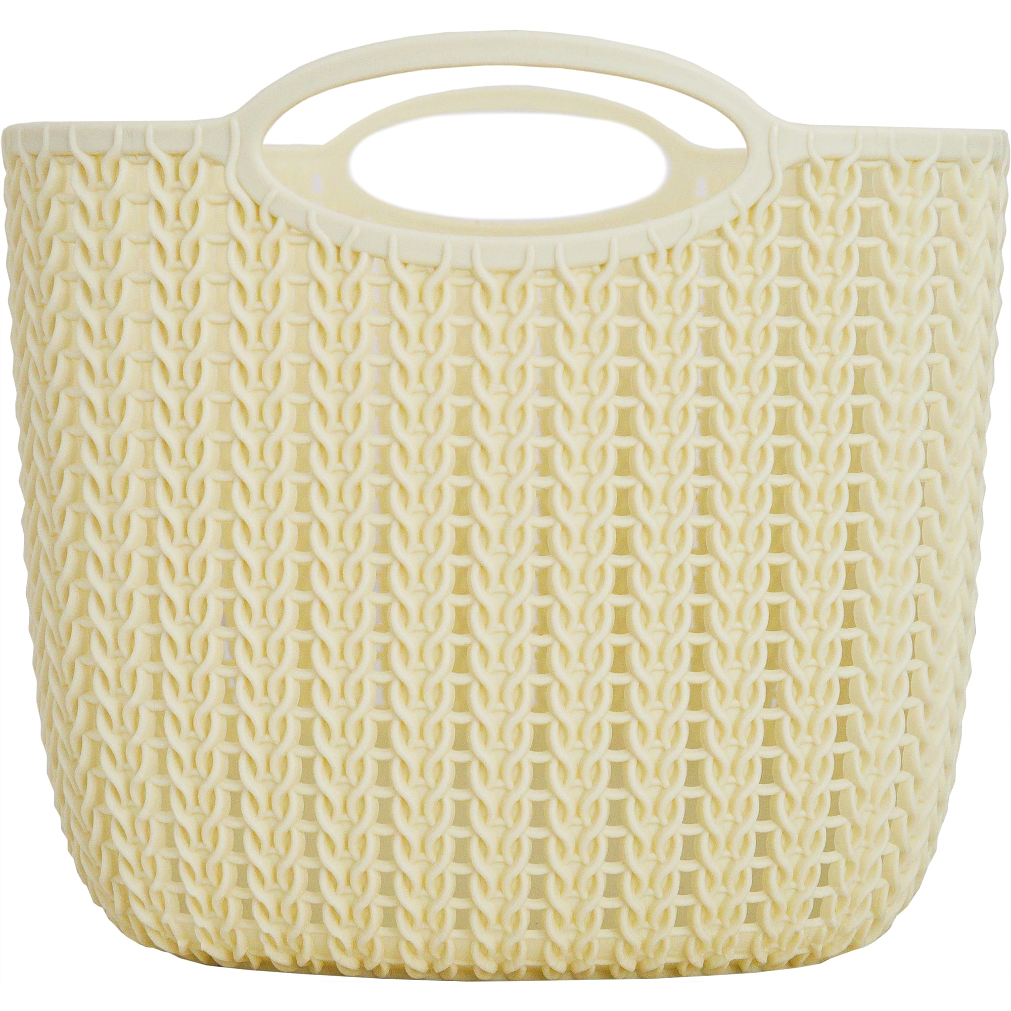 82138013 Корзинка для хранения «Вязание», 7 л, цвет слоновая кость Santreyd  - Вид №1