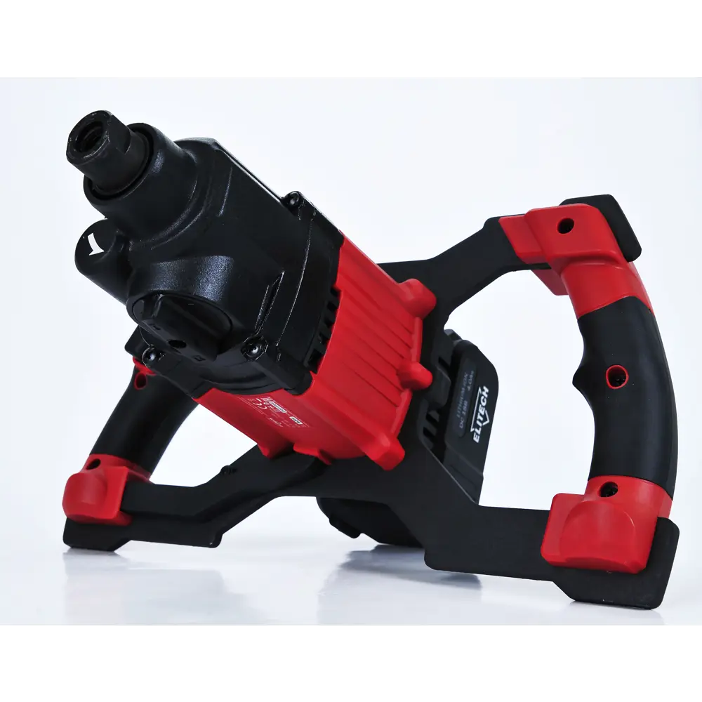 Миксер строительный аккумуляторный Elitech МСА 18БЛ2, 18 В Li-ion 1x4Ач STLM-2171365 - Вид №18