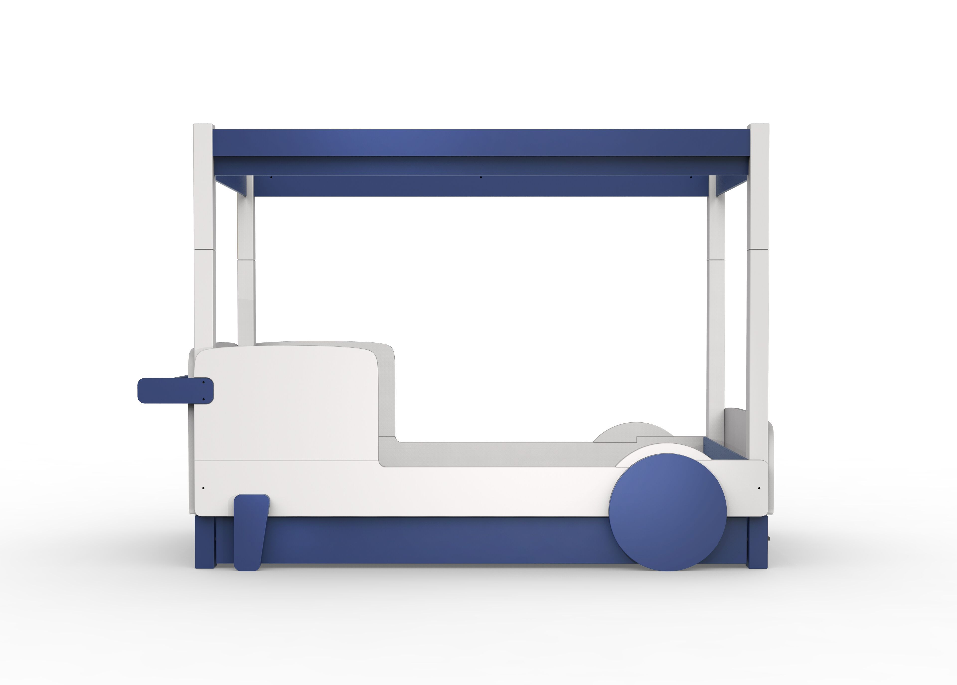 Деревянная выдвижная односпальная кровать с балдахином Mathy by Bols ARCH-00151317 - Вид №34