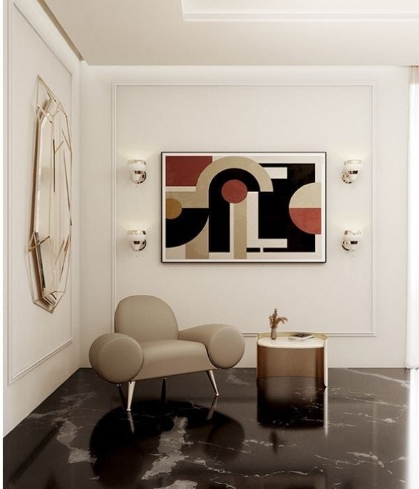 Латунный овальный журнальный столик Essential Home Happy Few ARCH-00013661 - Вид №2