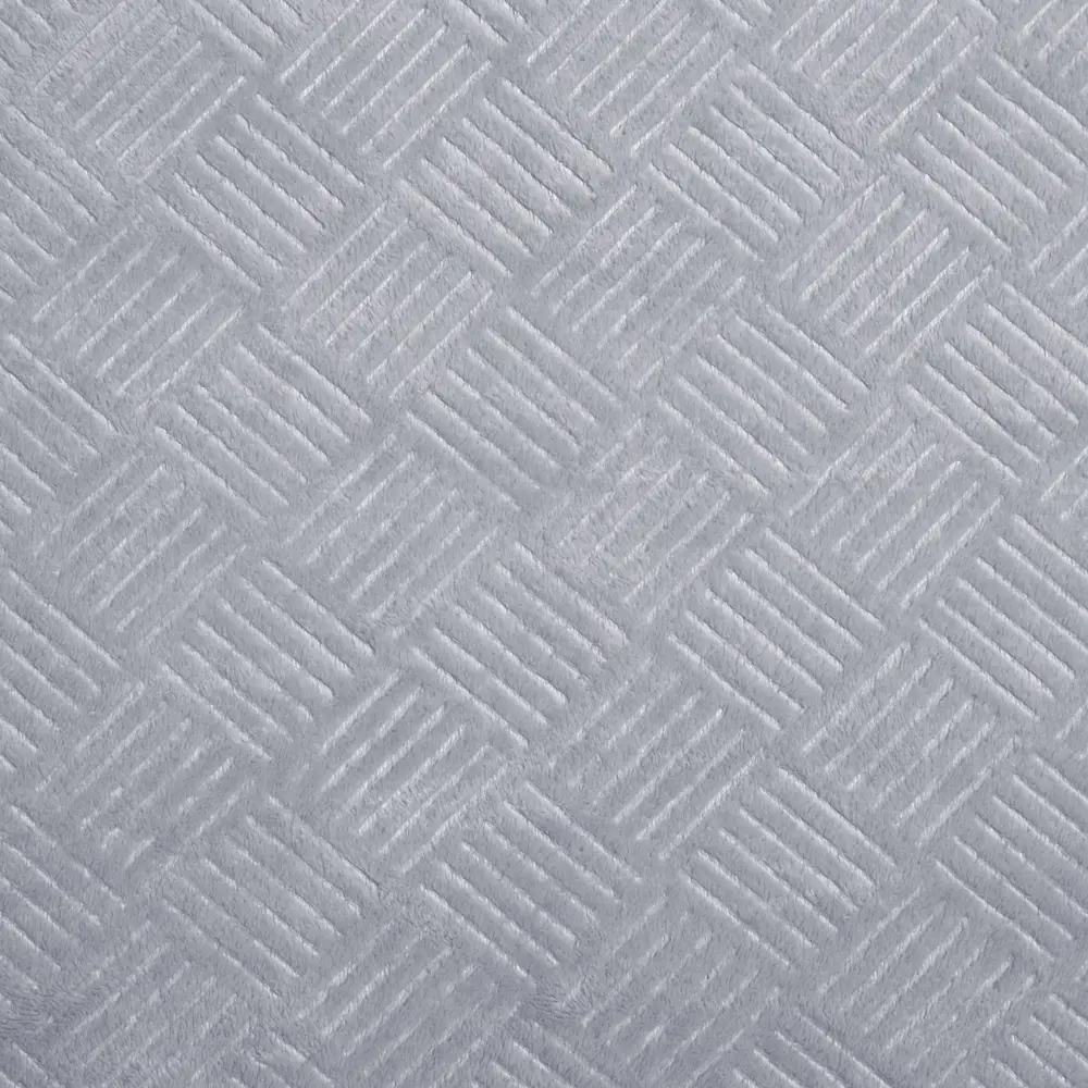 Плед Irkutsk 180x200 см велсофт цвет светло-серый СТОЛИЦА ТЕКСТИЛЯ STLM-2152390 - Вид №1