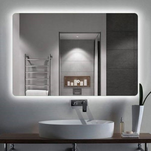 90757329 Зеркало для ванной en70903am с подсветкой 90х70см STLM-0370201 AURAMIRA