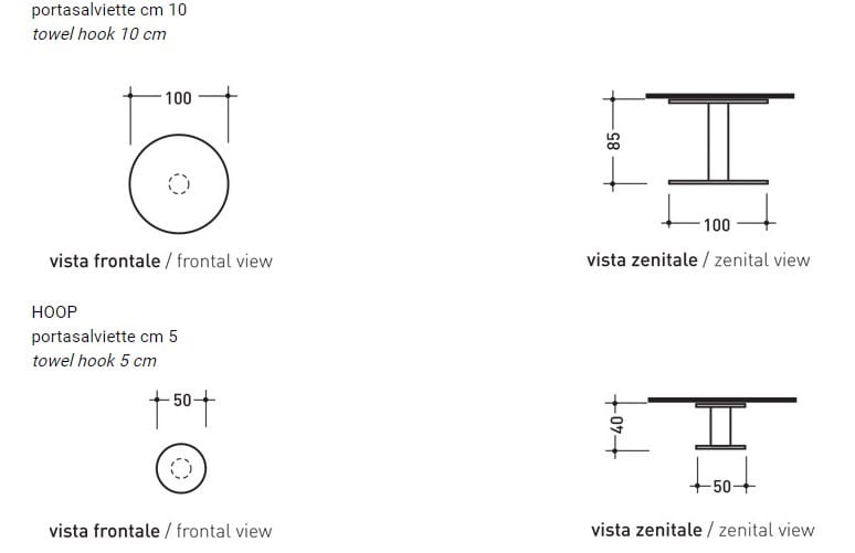 Держатель для полотенец Ceramica Flaminia Hoop ARCH-00150951 - Вид №2