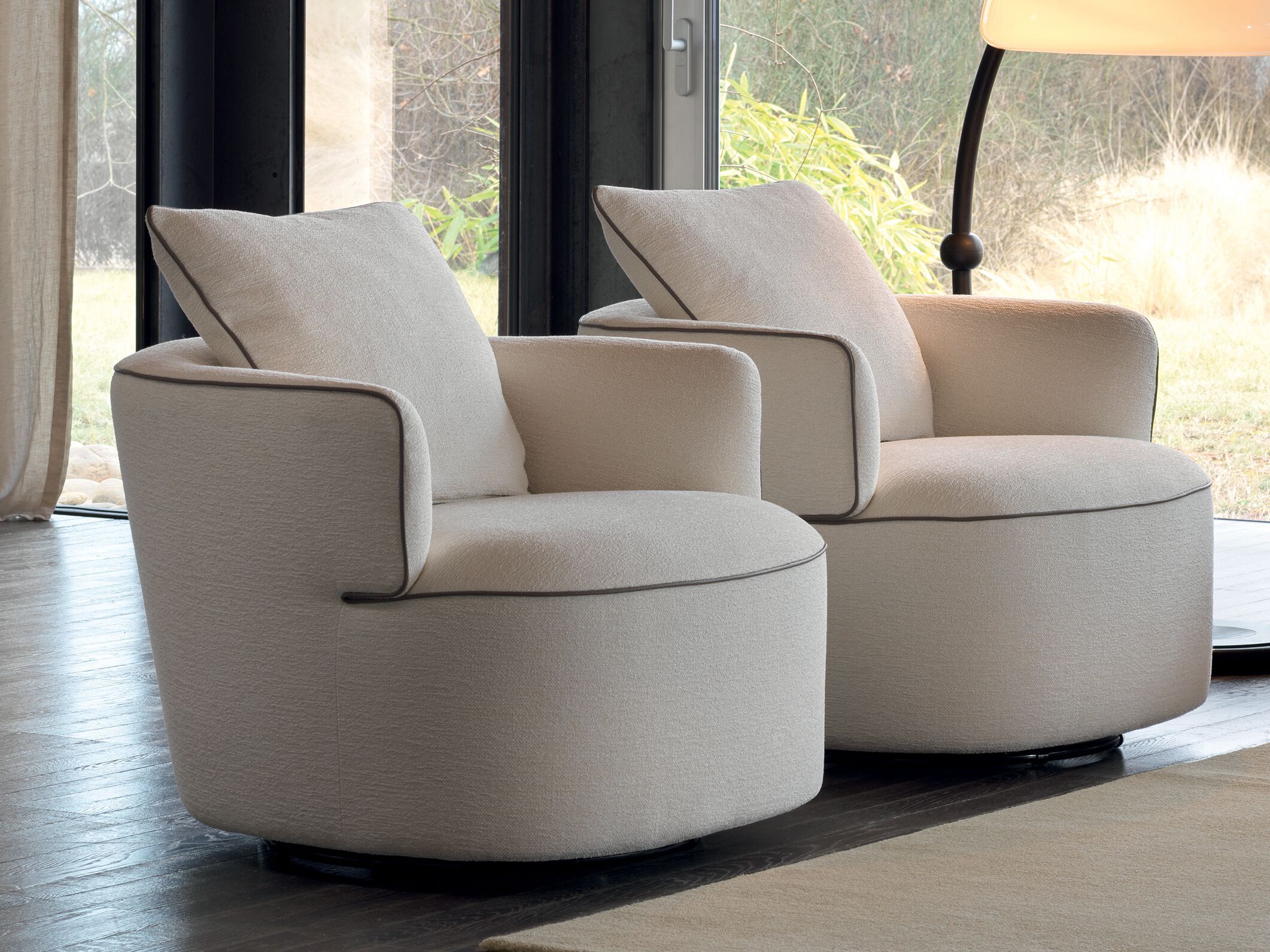 Тканевое кресло с подлокотниками Ditre Italia LUNA ARCH-00122782