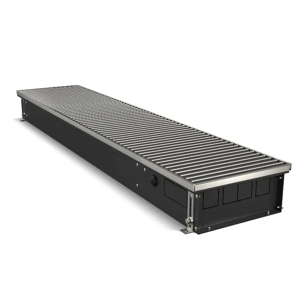 Внутрипольный конвектор Royal Thermo Atrium 1400x250x110 мм боковое подключение 1 теплообменник с решеткой STLM-2152068 - Вид №1