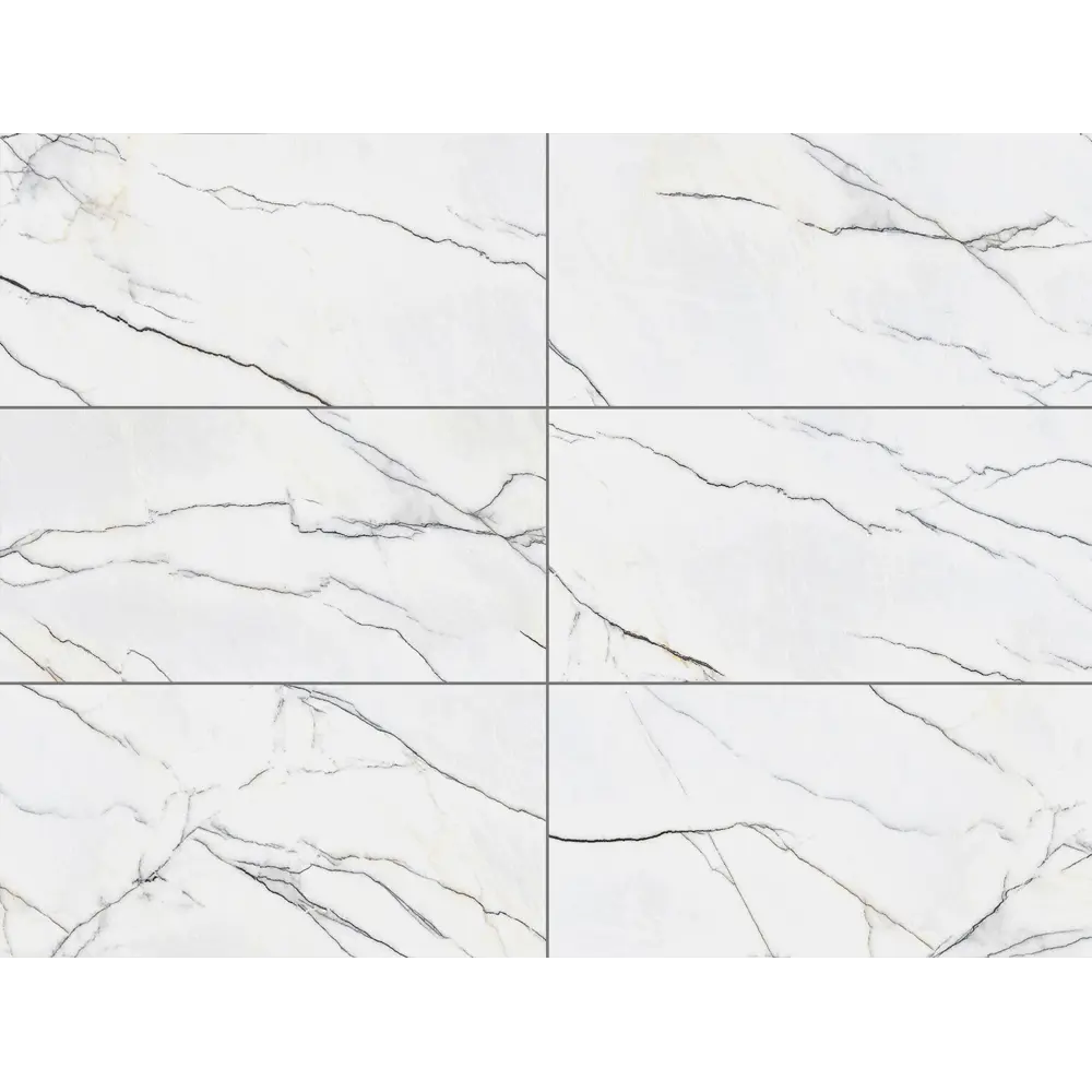 Керамогранит Incolor Montreal 60x120 см 2.88 м² матовый цвет белый Marble STLM-2055571 - Вид №2