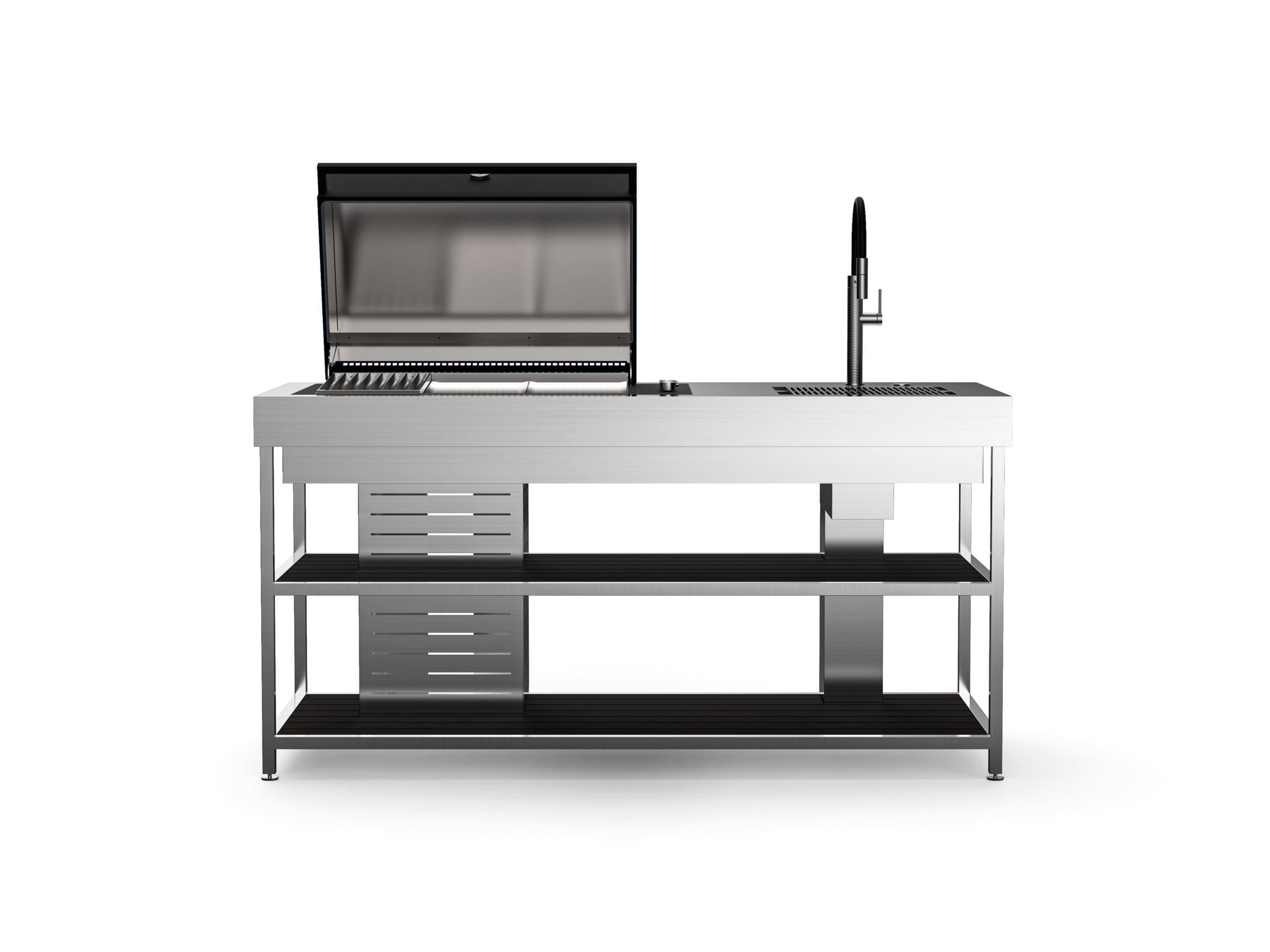 Открытый отдельно стоящий кухонный модуль Foster здесь ARCH-00059036 - Вид №1