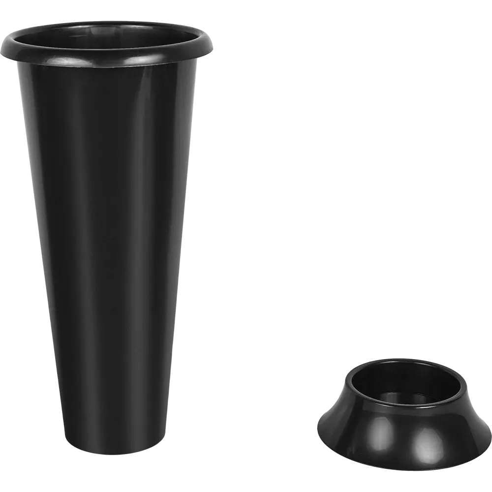 Вазон ø20 h42.5 см v5.5 л полипропилен черный Santreyd Товар без серии STLM-2048863 - Вид №1