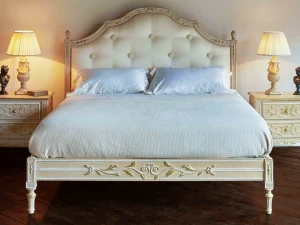 Grifoni Silvano Двуспальная кровать с тафтинговым изголовьем