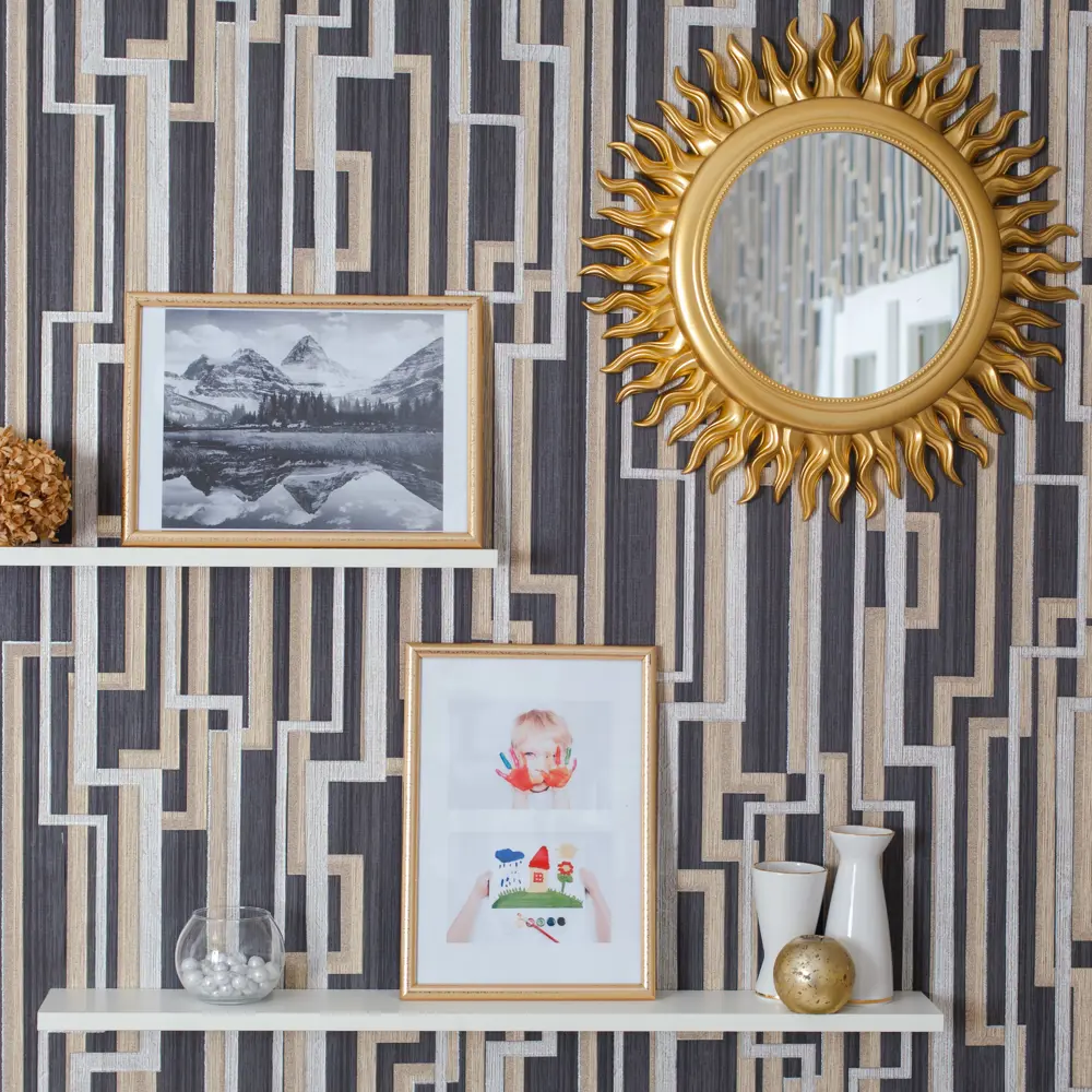 Зеркало декоративное Солнце диаметр 47 см 18869054 STLM-2162126 ALL WALL  - Вид №8