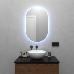 91123030 Зеркало для ванной GGL-01-S-6000-1 с подсветкой 50х80см NOLVIS STLM-0493411 GENGLASS