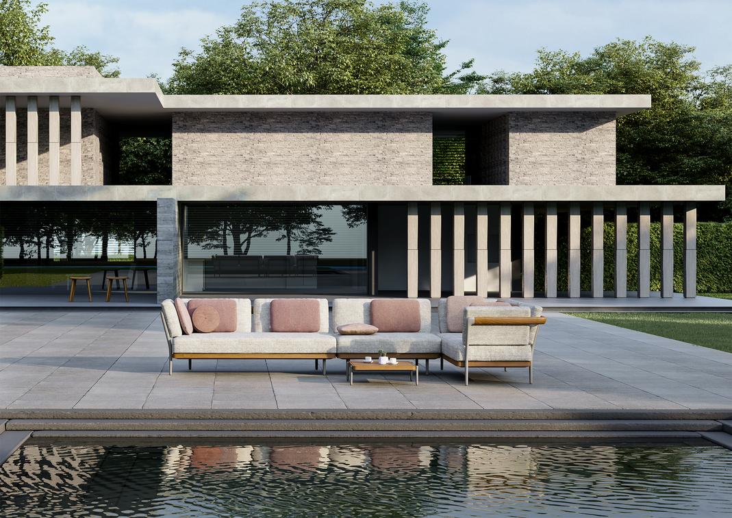 Concept 11 teak nero черный Manutti Flex MNST542 - Вид №5