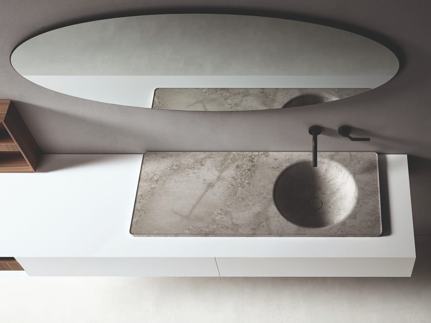 Одинарная круглая раковина из мрамора Boffi FLOE ARCH-00055928