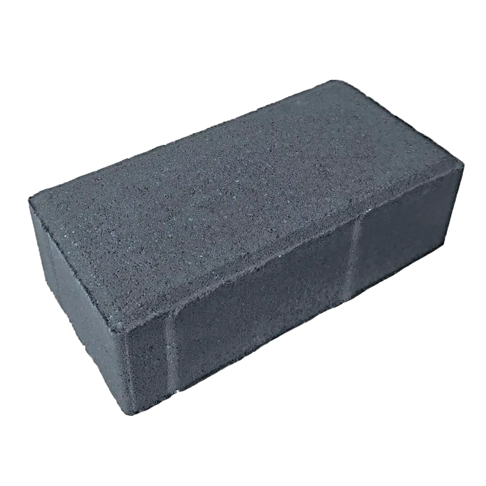 Плитка тротуарная вибропрессованная 100x200x60 мм цвет черный Santreyd STLM-2138862