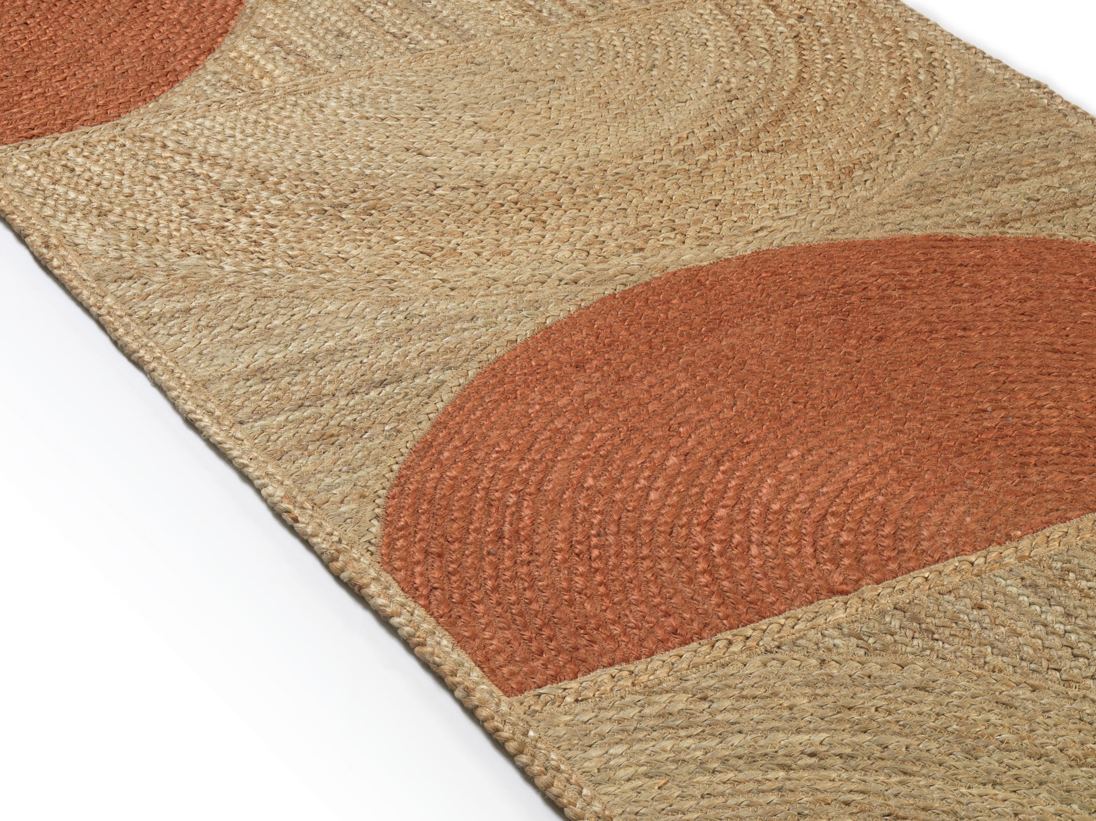 Прямоугольная узорчатая джутовая дорожка Élitis ROCKY ARCH-00026553 - Вид №2