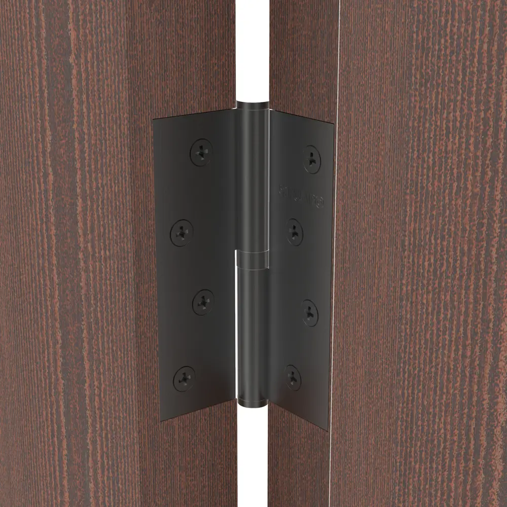 83863763 Петля дверная разъемная левая S100413-GR/BL, 100x75 мм сталь цвет чёрный STLM-0045141 Santreyd  - Вид №3