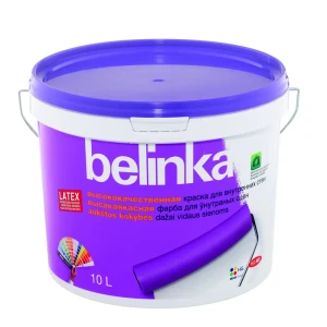 Краска для стен Belinka ВД Latex B3 матовая белая 9.3 л