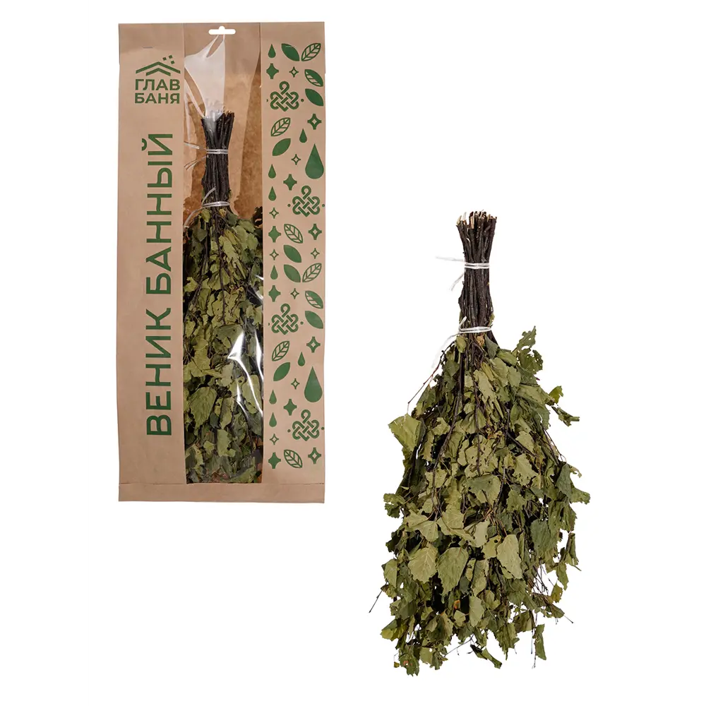 Веник для сауны березовый Главбаня Невский банщик STLM-2002303