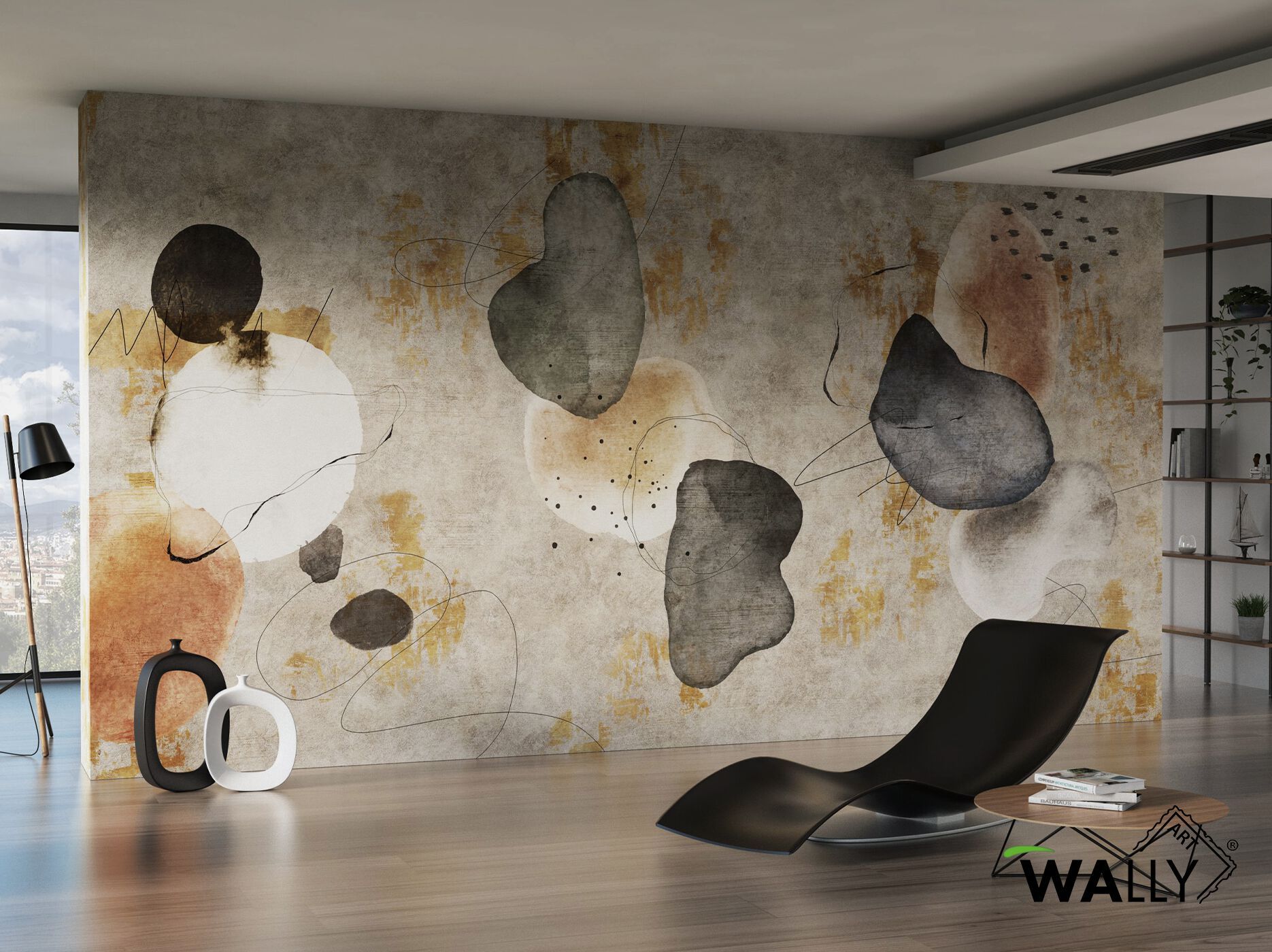 Моющиеся нетканые обои WALLYART Lacollection ARCH-00037600