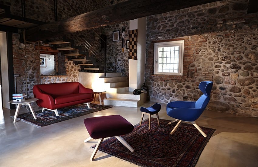 Тканевое кресло с основанием из ясеня ALMA DESIGN X Big ARCH-00119242 - Вид №3