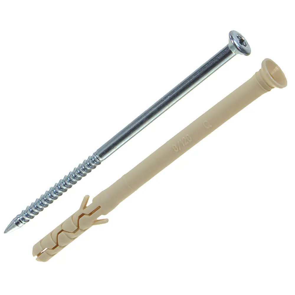 Дюбель-гвоздь Standers PDG UK с потайной манжетой 8x120 мм, 4 шт STLM-2081638