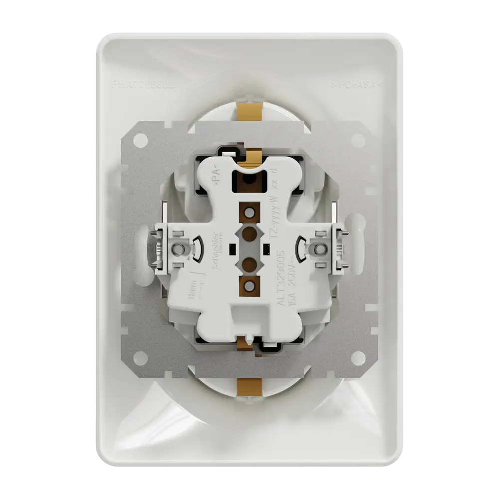 Розетка двойная встраиваемая Systeme Electric Sedna Design с заземлением, цвет белый STLM-2052545 - Вид №2