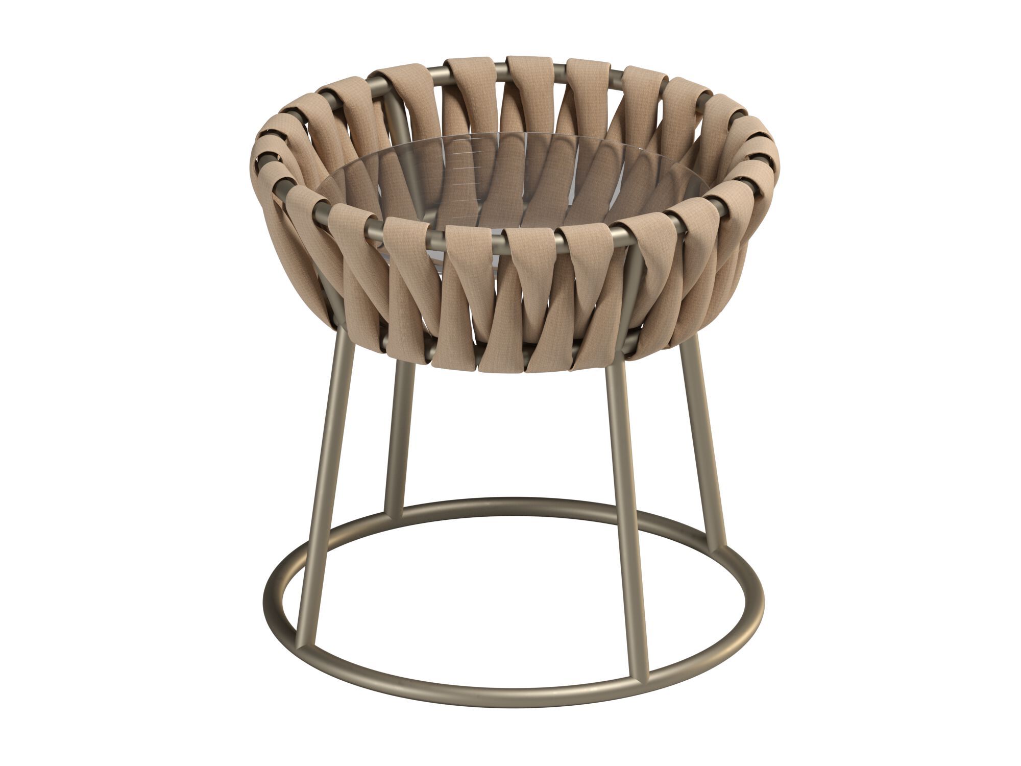 Алюминиевый и стеклянный садовый столик ABLE Челси ARCH-00145131 - Вид №1