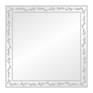 Зеркало для ванной квадратное 60х60 см MZF-236 1 МОСКОВСКАЯ ЗЕРКАЛЬНАЯ ФАБРИКА С рисунком