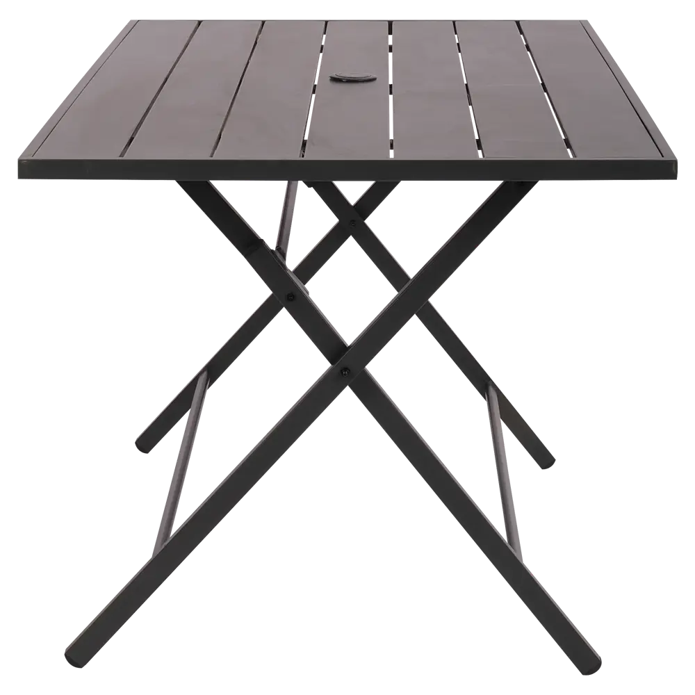 Садовый стол нераздвижной складной BEGINIA Lama 122x76x72 см сталь серый STLM-2114191 - Вид №7