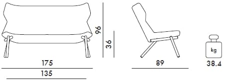 Бархатное кресло с подлокотниками Kartell FOLIAGE ARCH-00078227 - Вид №15