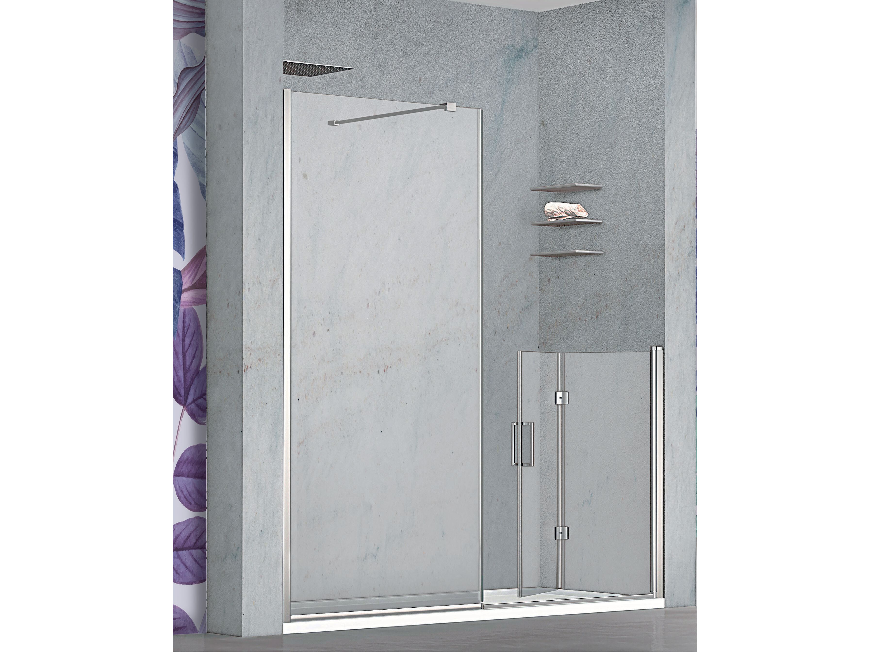 Хрустальная ниша душевая кабина с книжной дверью Metidea топ ARCH-00147933 - Вид №1