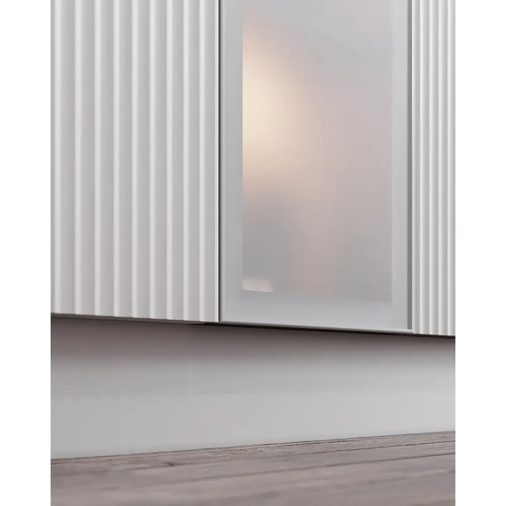 Фасад-витрина для шкафа Вельск 14 63.6x59.7x3 см металл цвет белый Santreyd STLM-2129533 - Вид №6