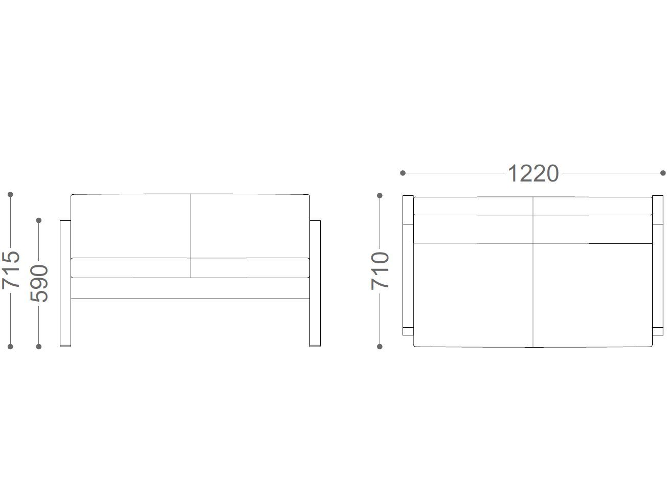 2-местный диван VAGHI Oreotto ARCH-00128509 - Вид №6