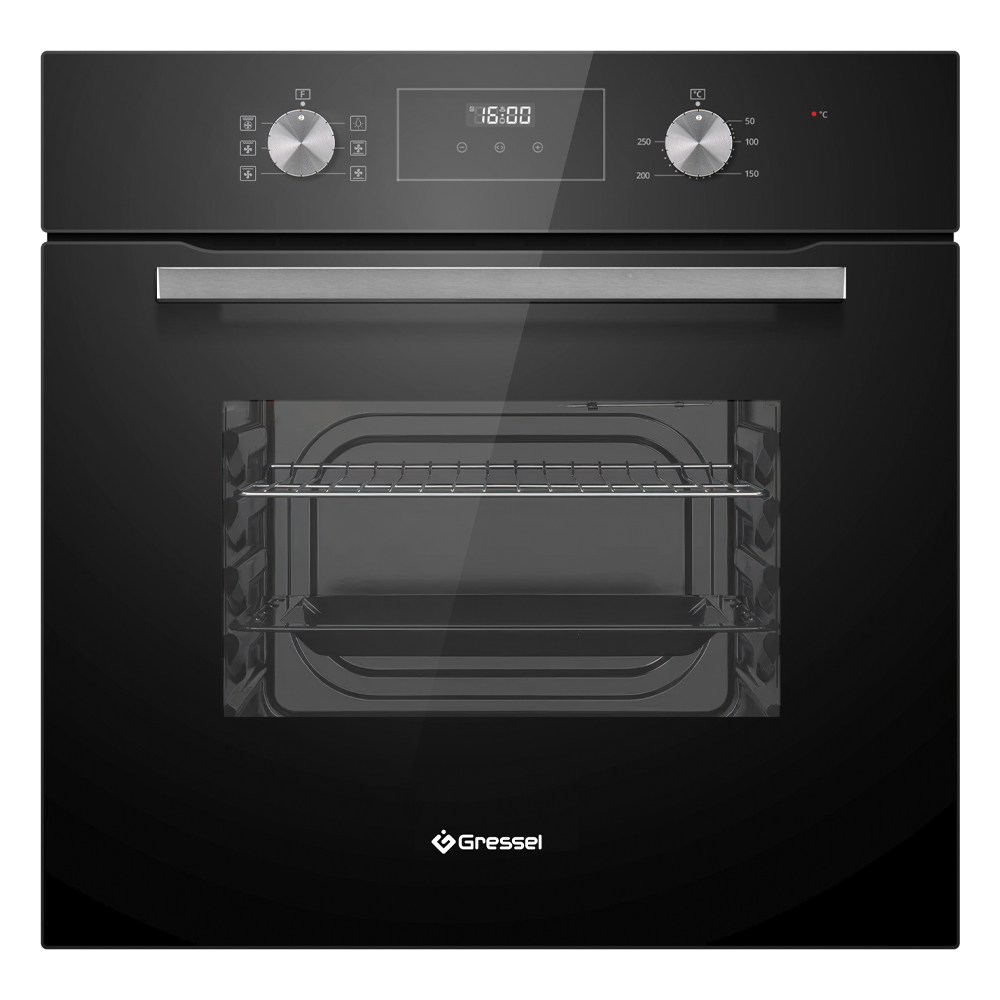 9256878 Электрический духовой шкаф Gressel RU6ES7757000 черный STDN-0104151