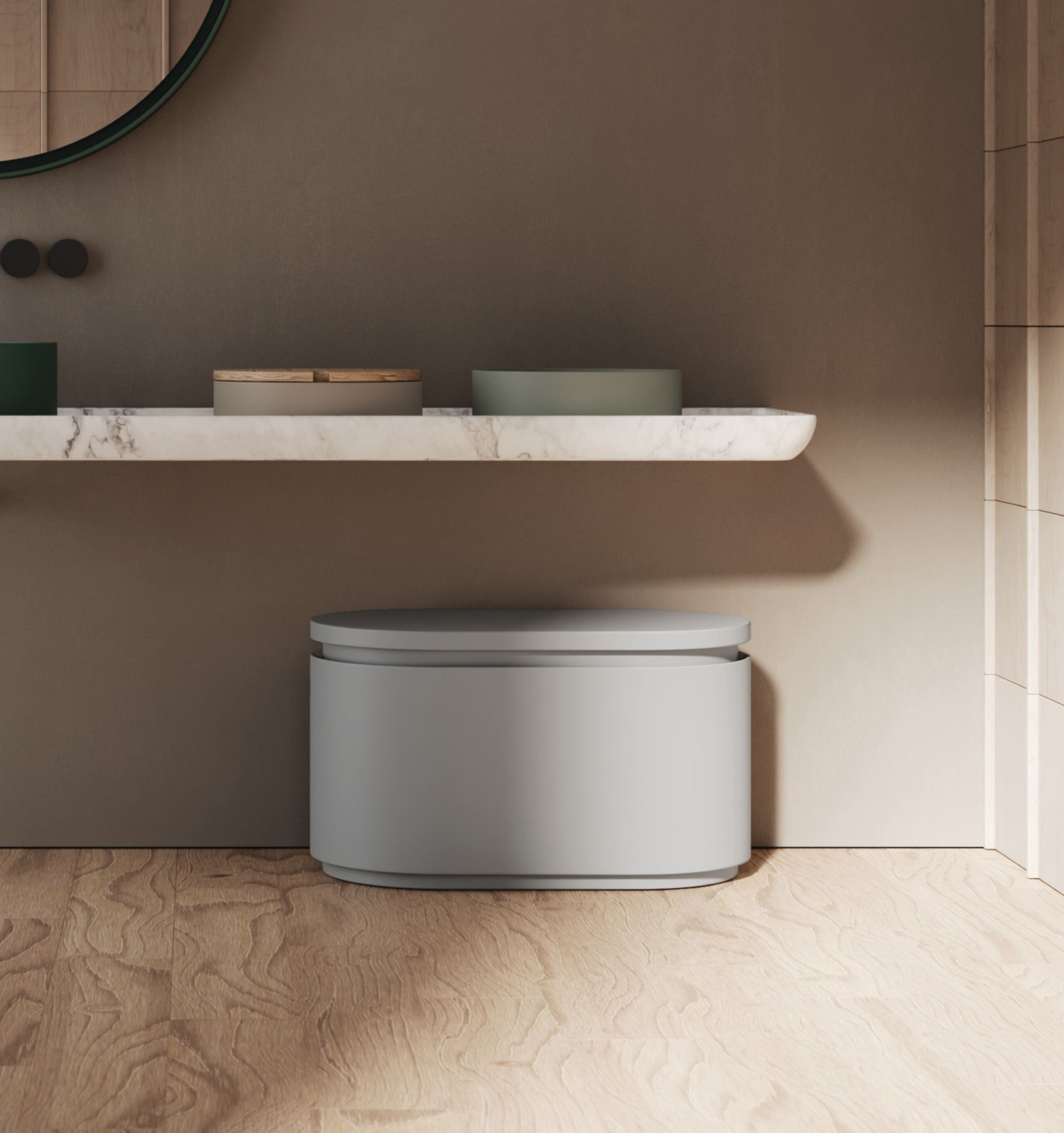 Овальный багажник из МДФ Nic Mediterraneo ARCH-00086493 - Вид №1