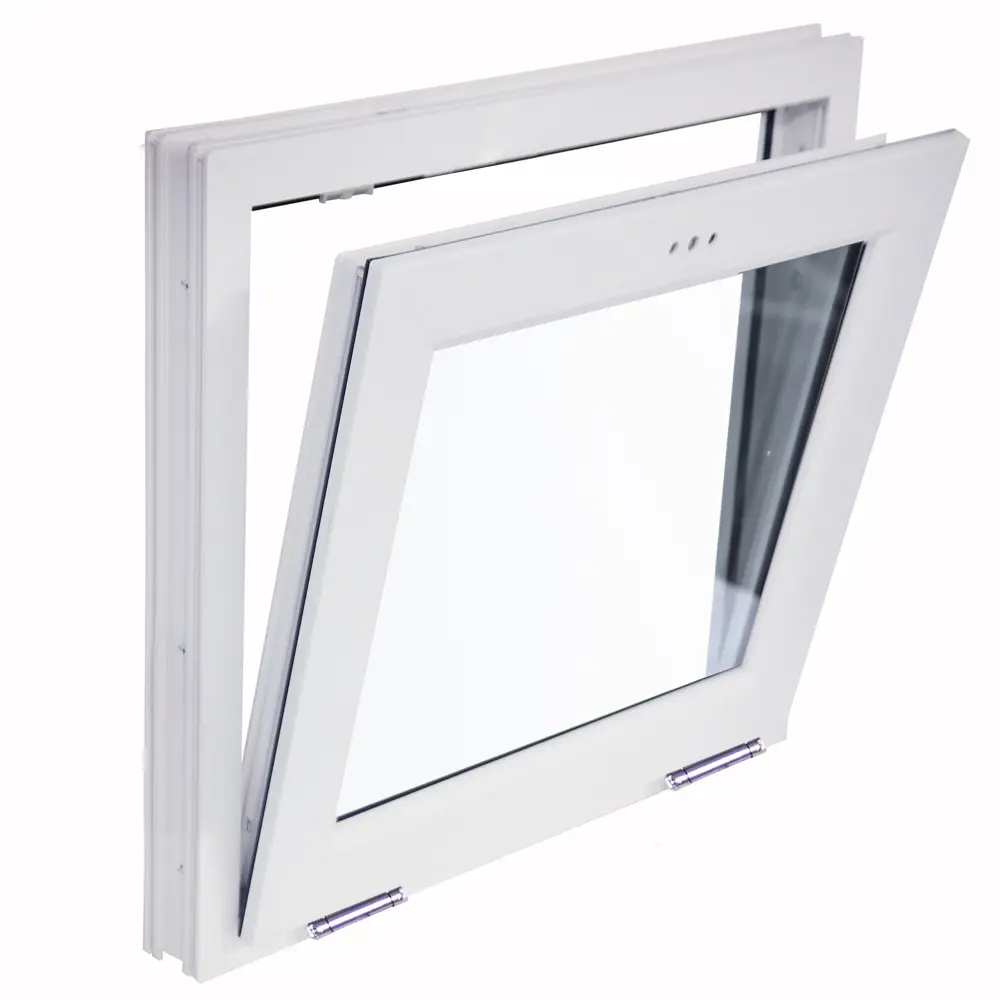 Veka: Одностворчатое пластиковое окно с фрамугой 470x700 мм 84506466 STLM-0050797 - Вид №2