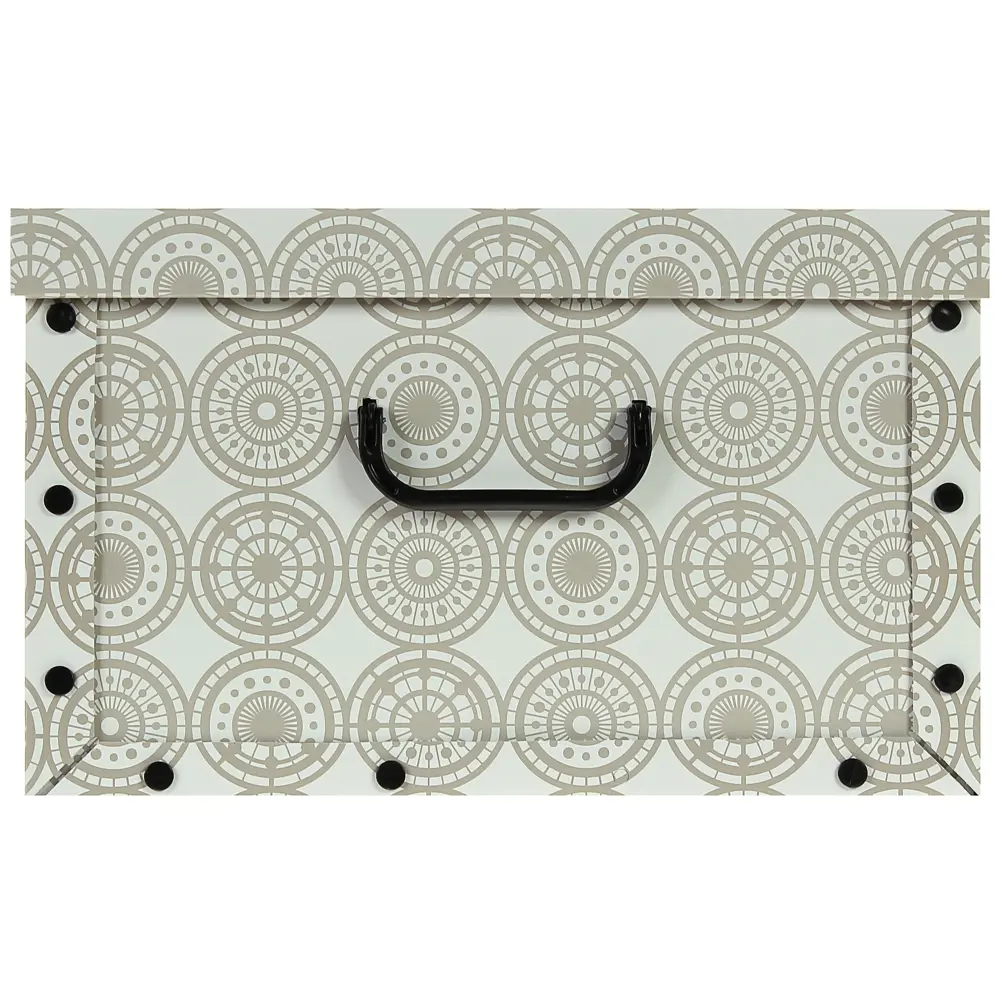 Коробка с ручками 39x50x24 см картон золотой узор 18740648 STLM-2086608 DOMOPACK LIVING  - Вид №3