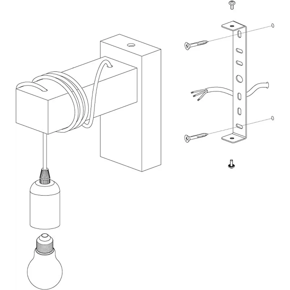 Бра Eglo «Townshend» цвет белый/дерево STLM-2107189 - Вид №10