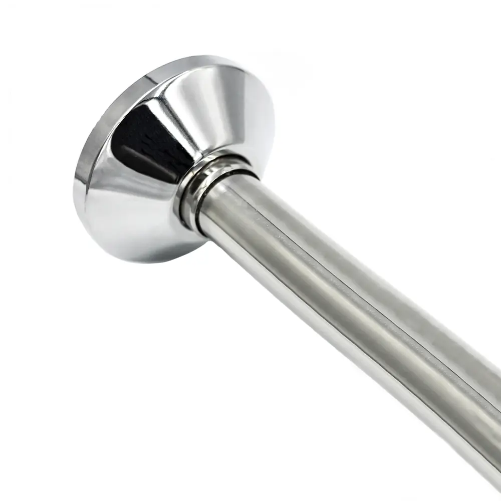 Карниз для ванной Go Go дугообразный 160x100 см нержавеющая сталь цвет хром STLM-2078197 - Вид №1