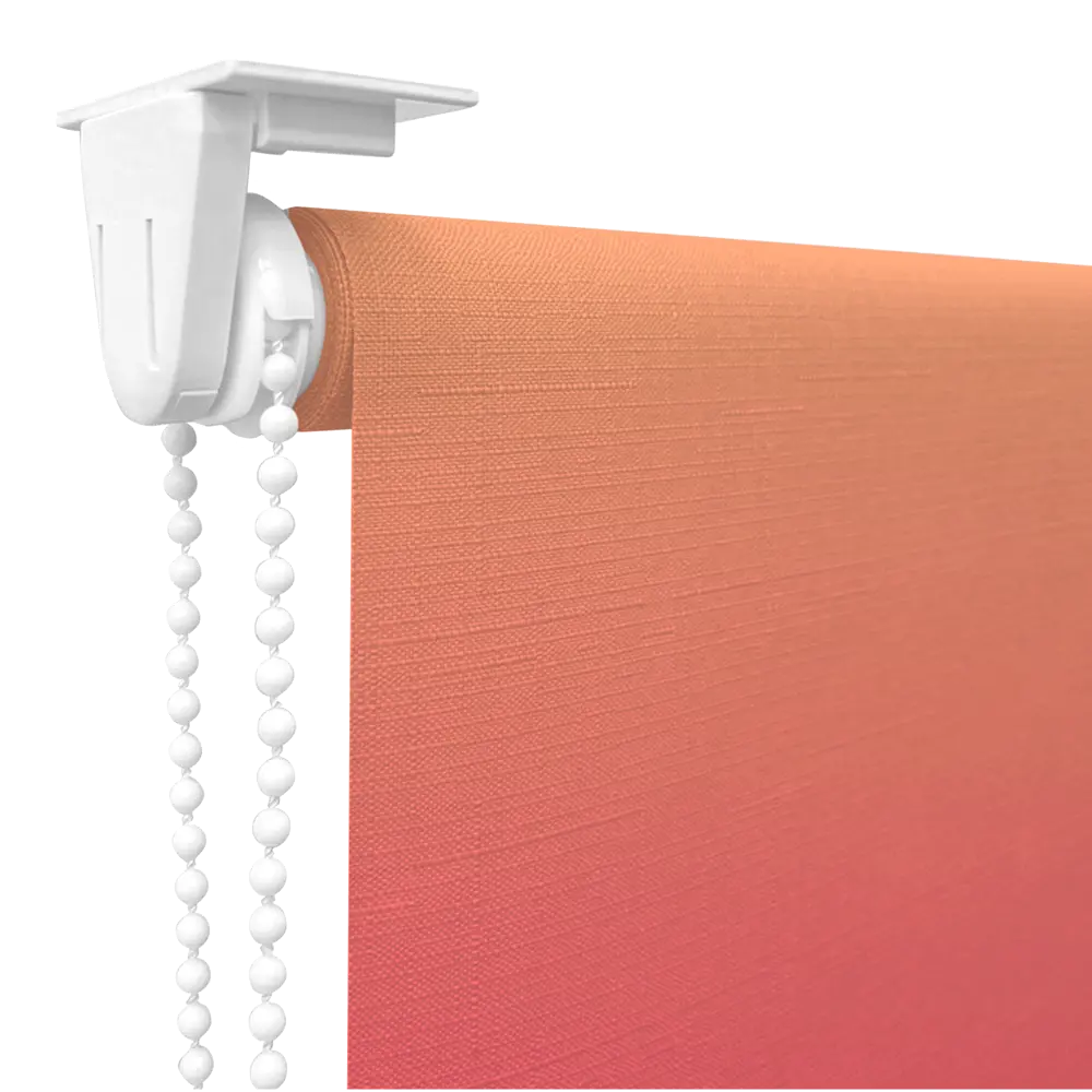Штора рулонная Градиент 40x170 см красно-оранжевая DOMLEGRAND STLM-2186470 - Вид №2